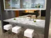 Arabescato quartz worktop Maidstone project