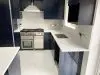 Aspen Ice quartz worktop project