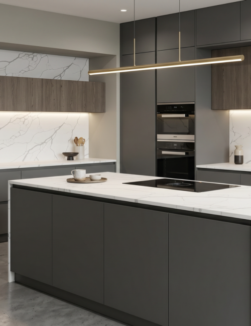 Calacatta Venato Quartz Worktop