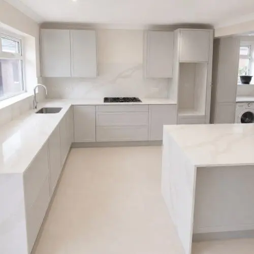 Calacatta gold quartz london project