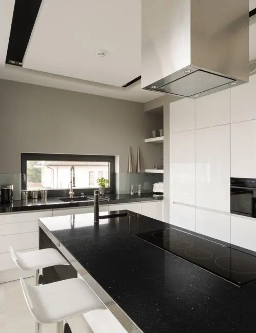 Midnight Starburst quartz worktop