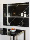 Nero Marquina quartz worktop