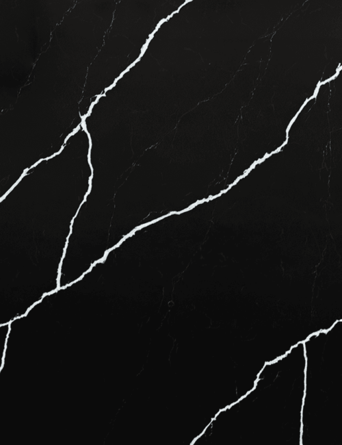 Nero Marquina quartz slab