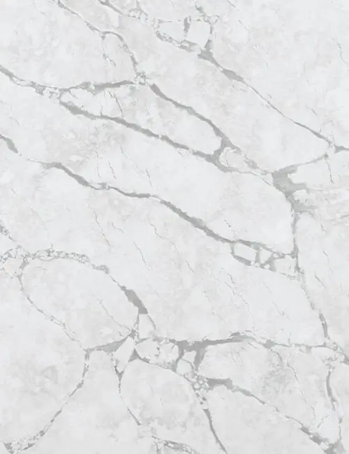 White Eclpyse quartz slab