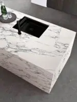 arabescato quartz worktop