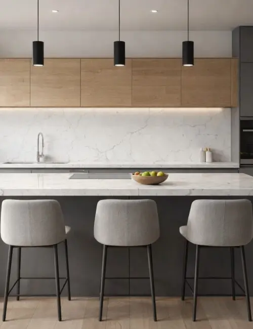 aria white quartz worktop