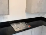 black sparkle quartz worktop