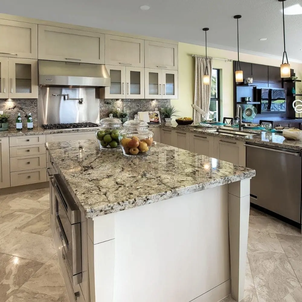 ice blue sensa granite worktop