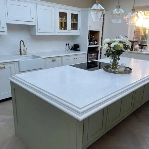 ice white quartz worktop