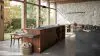 rugged concrete quartz worktop