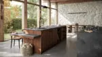 rugged concrete quartz worktop