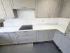 Ultra-white quartz, Richmond, london project