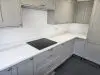 Ultra-white quartz, Richmond, london project