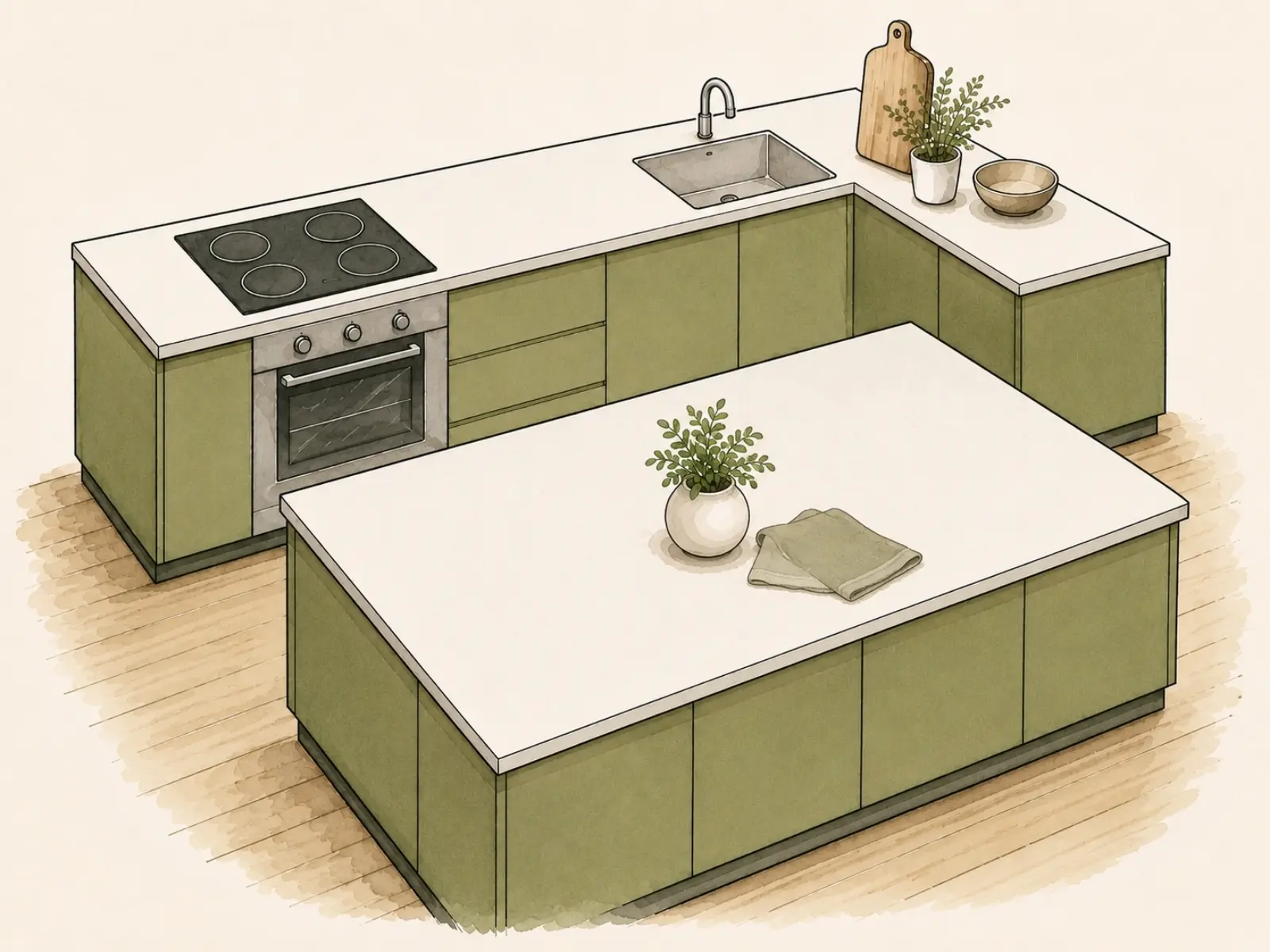 low-maintenance worktop
