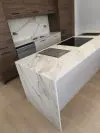 Arabescato brown quartz, Brentwood Project