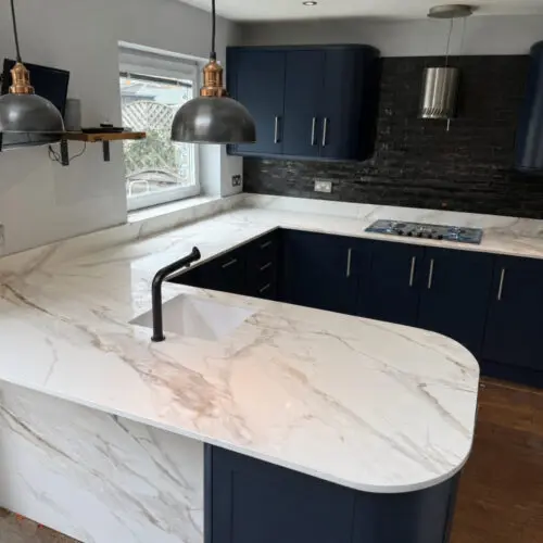 Arabescato brown quartz, Oxford project