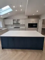 Calacatta Borghini quartz, St Albans project