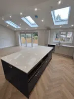 Calacatta Borghini quartz, St Albans project
