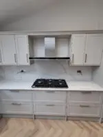 Calacatta Borghini quartz, St Albans project