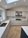 Calacatta Borghini quartz, St Albans project