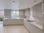 Calacatta Bronze quartz, Southampton project