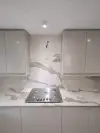 Calacatta Bronze quartz, Southampton project