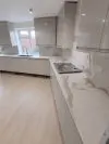 Calacatta Bronze quartz, Southampton project