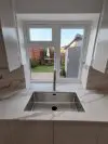 Calacatta Bronze quartz, Southampton project