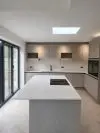 Calacatta Eternal Grey quartz, Watford Project p1