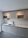 Calacatta Eternal Grey quartz, Guildford Project