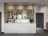 Azul Shimmer Kitchen island