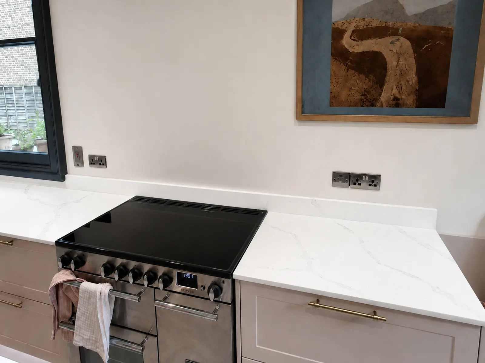 Calacatta Eternal Grey quartz, Maidstone 2025