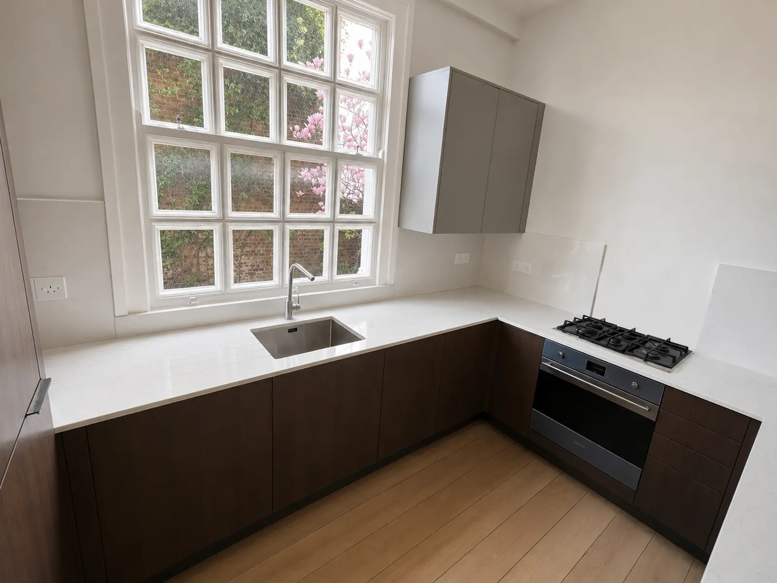 Capri White quartz project in Northampton 3 2025