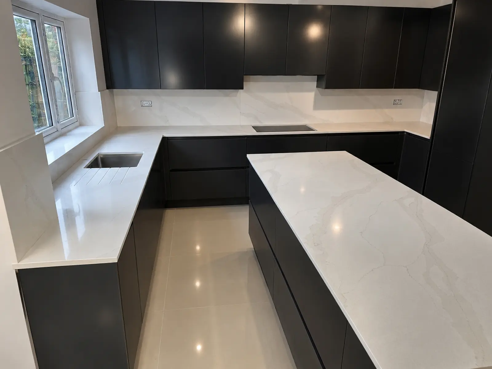 Declan’s quartz worktop project, Calacatta Gold in Milton Keynes 2025 image-3