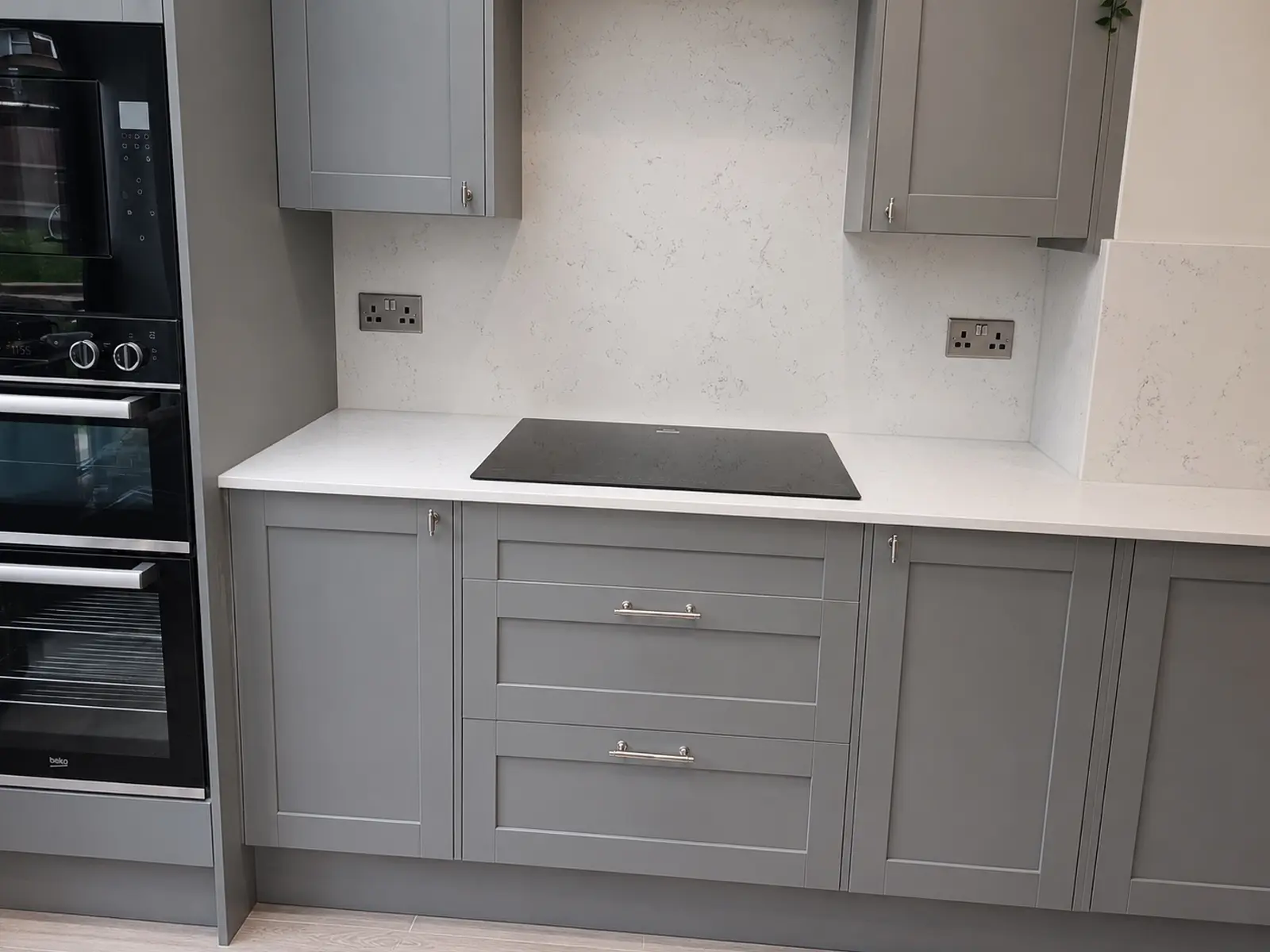 Fairfax's Capri White Quartz Kitchen, St Albans 2926