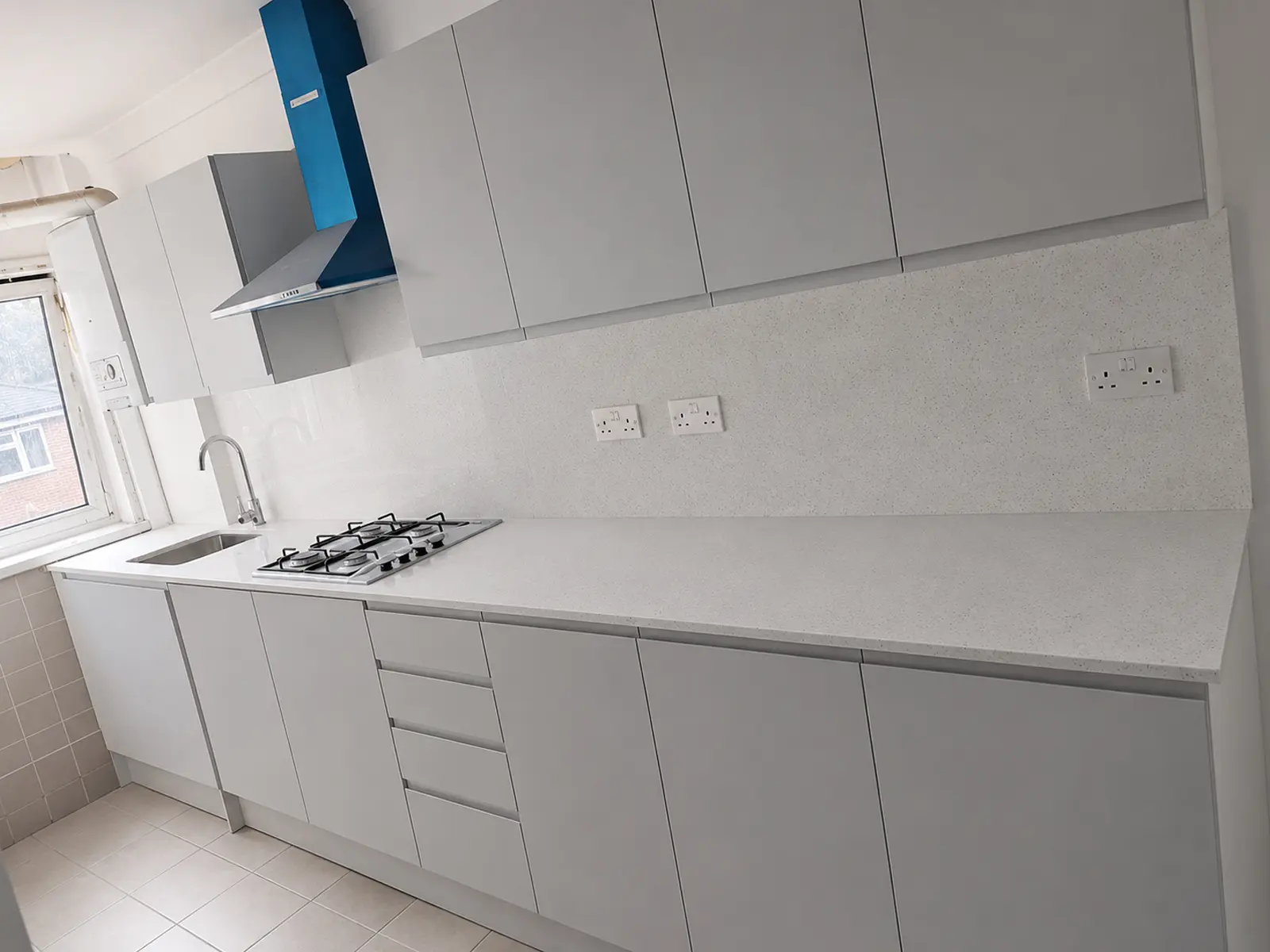 Fletcher's Arctic Starburst Quartz kitchen, Coventry 2026
