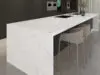 Mellow Gold Quartz breakfast bar Richmond project