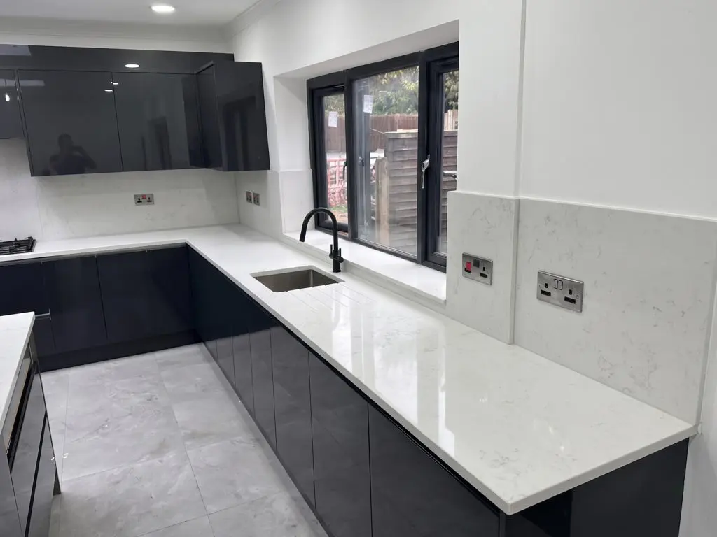 Penelope quartz worktops in Bedford 2025