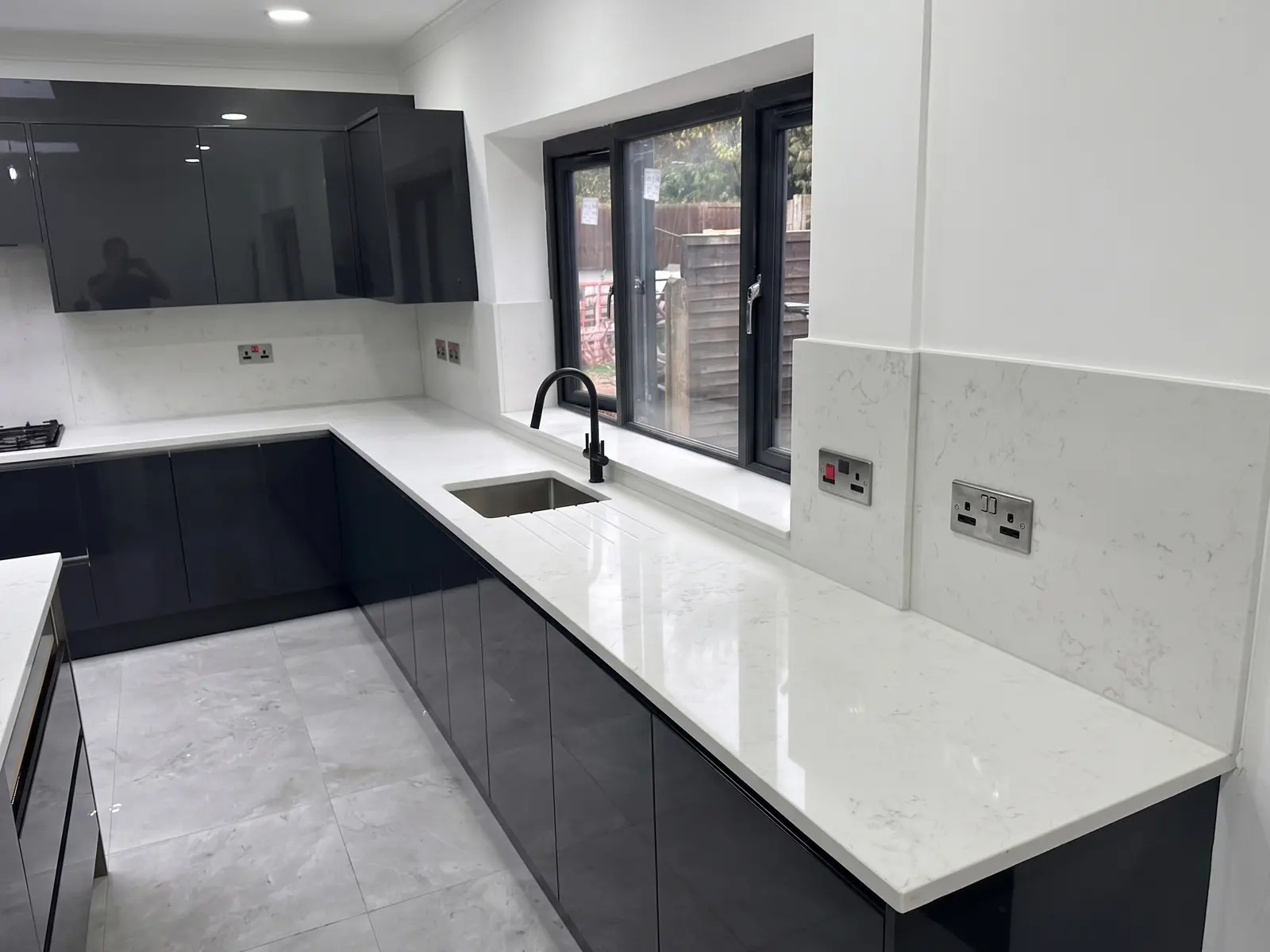 Penelope quartz worktops in Bedford 2025