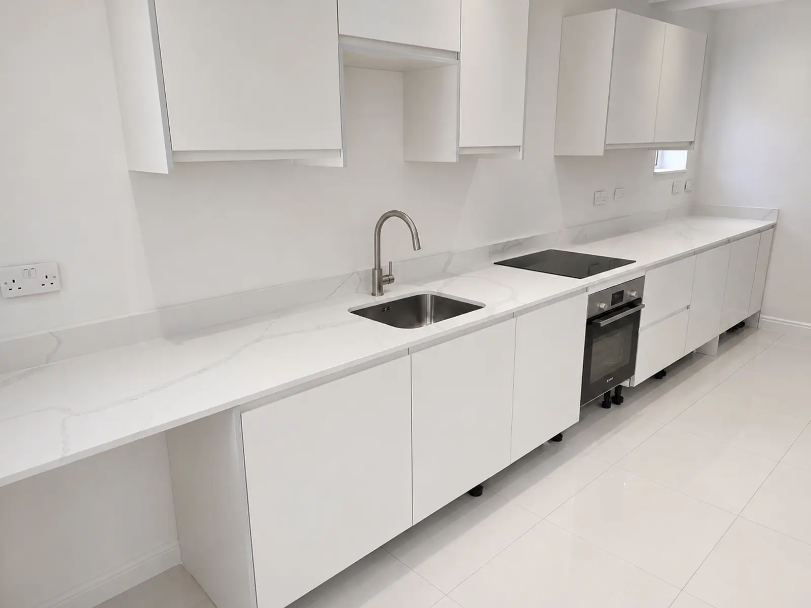 Rupert's Calacatta Eternal Grey quartz, Slough 2025