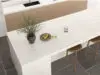 Sea Sand quartz worktop – breakfast bar