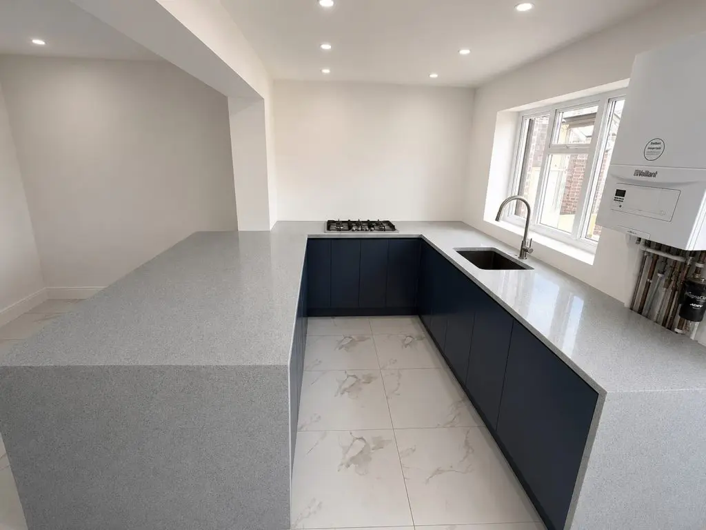 Silver Starburst quartz, North london project Pemberton 2025