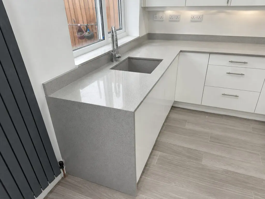 Thorne’s quartz worktop project, Silver Starburst Quartz in Colchester, 2026 image-7