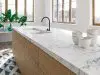White attic sink cut-out