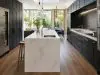 yeo design Statuario Maximus kitchen Island