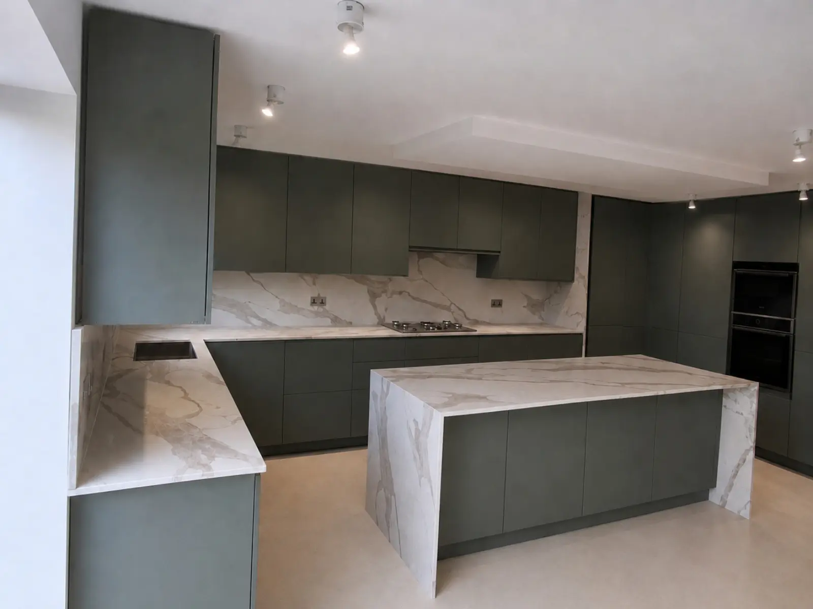 Calacatta Bronze - High Wycombe project