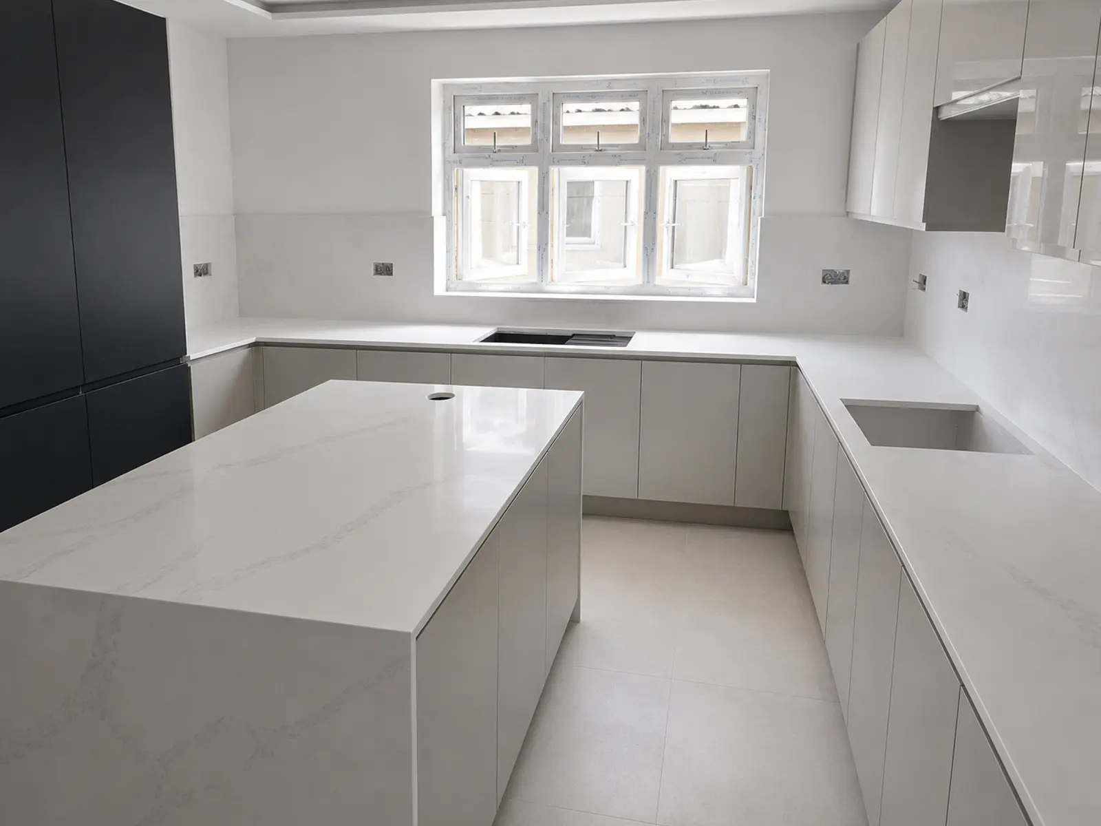Desai’s quartz worktop project, Calacatta Eternal Grey Quartz in Milton Keynes, 2026 image-6
