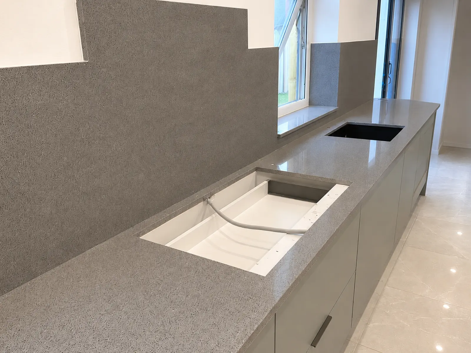 Priya’s quartz worktop project, Silver Starburst Quartz in Oxford, 2026 image-6
