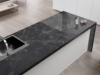 Roma Black quartz worktop