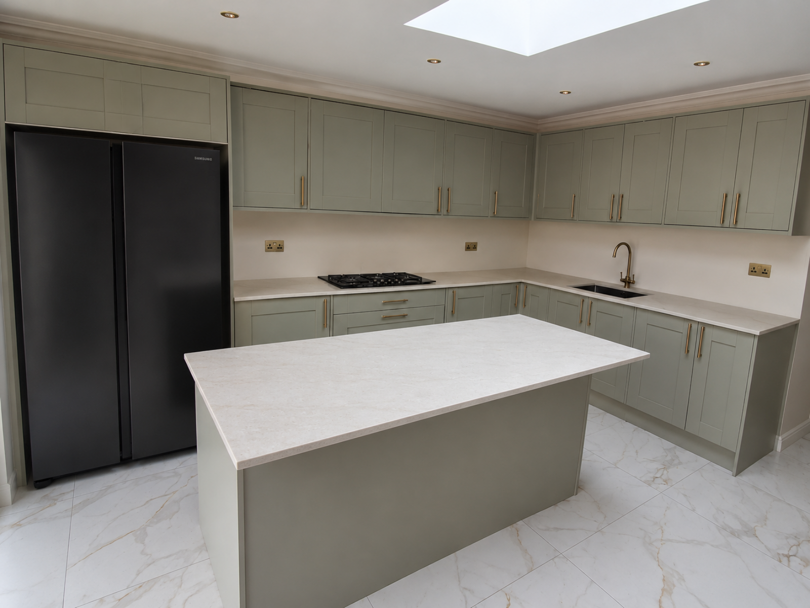 Taj Mahal quartz project in Greenford